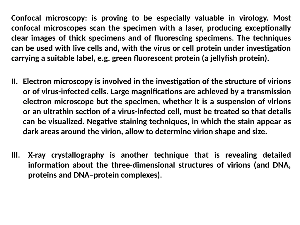 Lecture Three Methods in virology Methods used in - slide 8 of 15