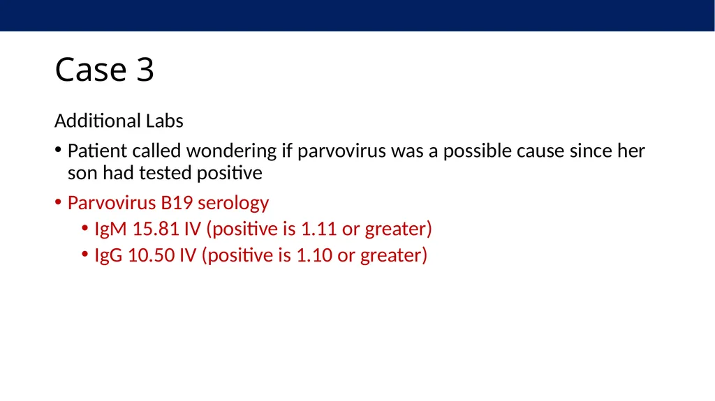 Clinical Virology Case Studies Derrick Chen, MD - slide 38 of 61