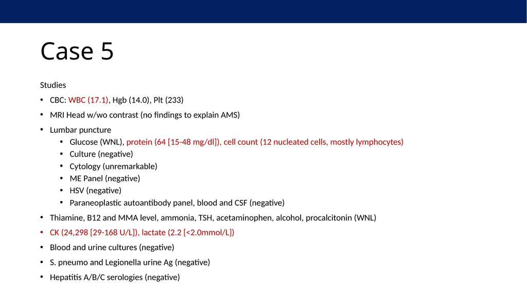 Clinical Virology Case Studies Derrick Chen, MD - slide 55 of 61