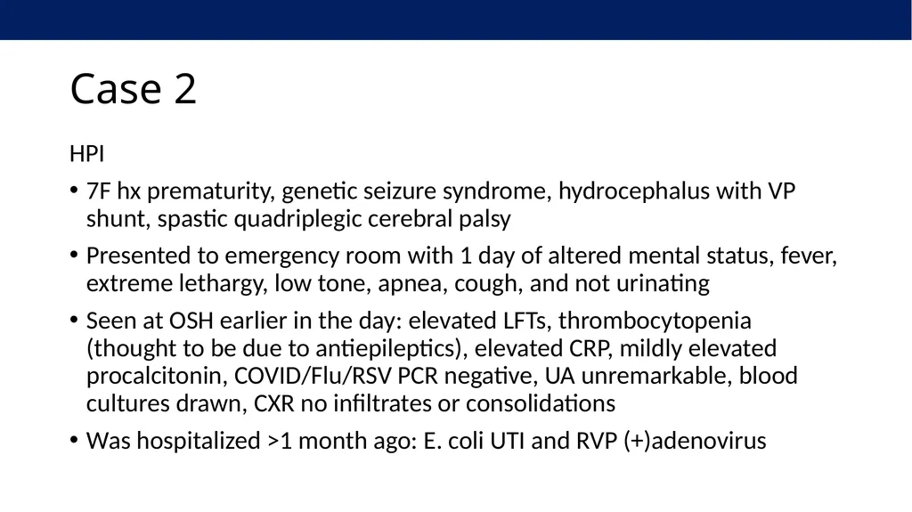 Clinical Virology Case Studies Derrick Chen, MD - slide 24 of 61