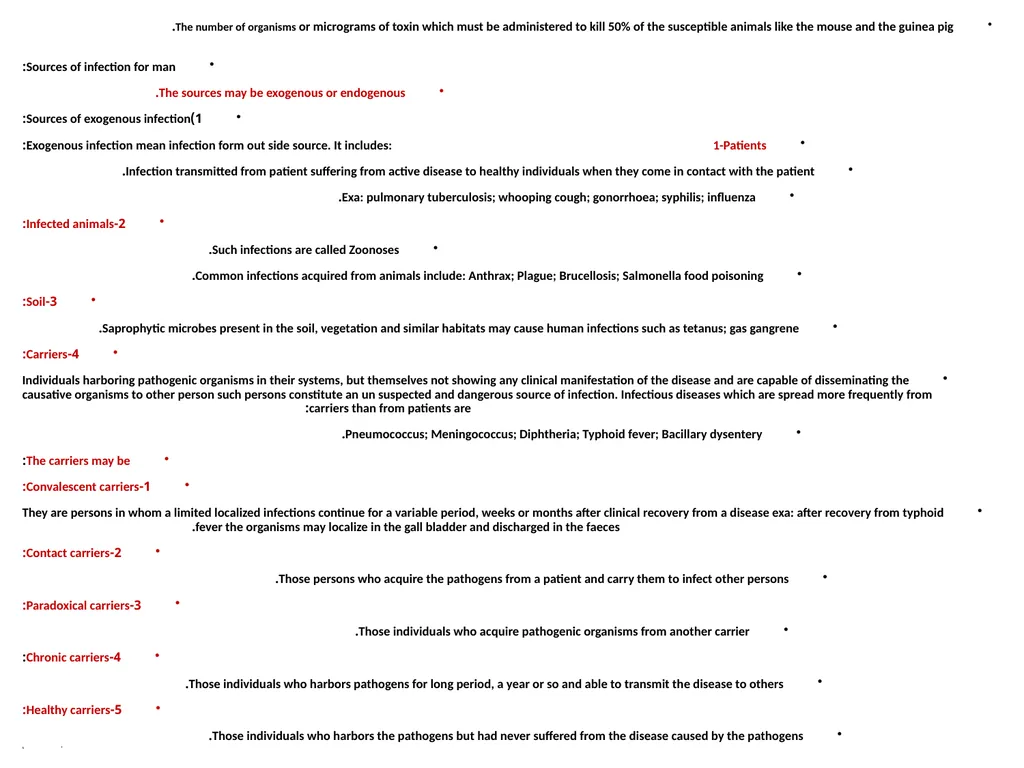 Medical bacteriology Definitions: Infection: The - slide 2 of 6