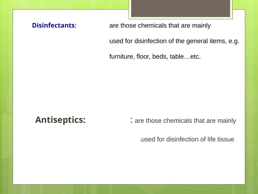 Bacteriology Dr. Oruba Sterilization And - slide 6 of 29