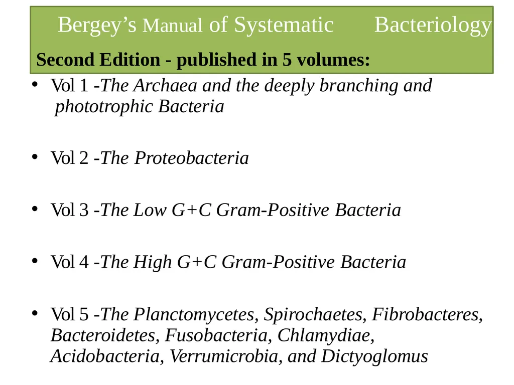 Bacterial Taxonomy Dr. Namita Ashish Singh - slide 24 of 41