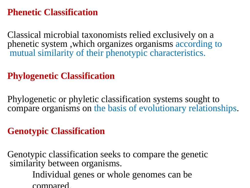 Bacterial Taxonomy Dr. Namita Ashish Singh - slide 3 of 41