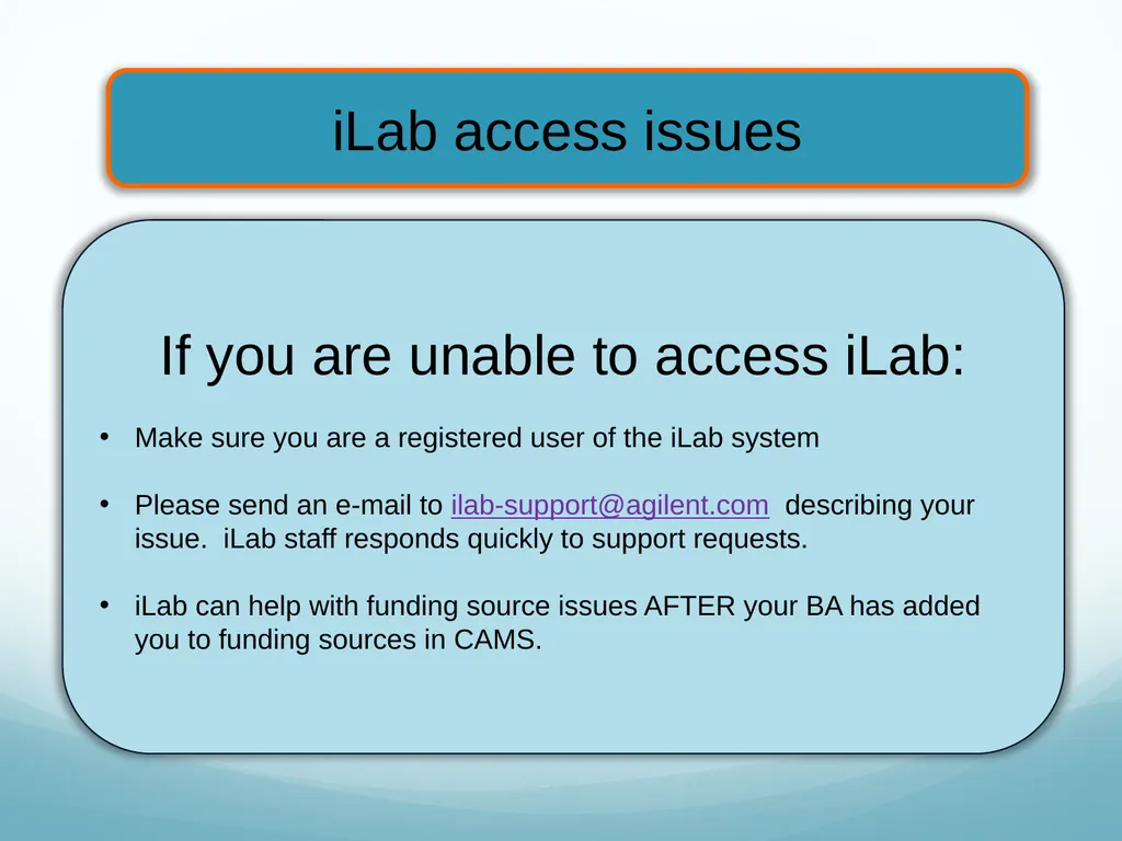 iLab Introduction Internal User Guide Rodent - slide 11 of 12