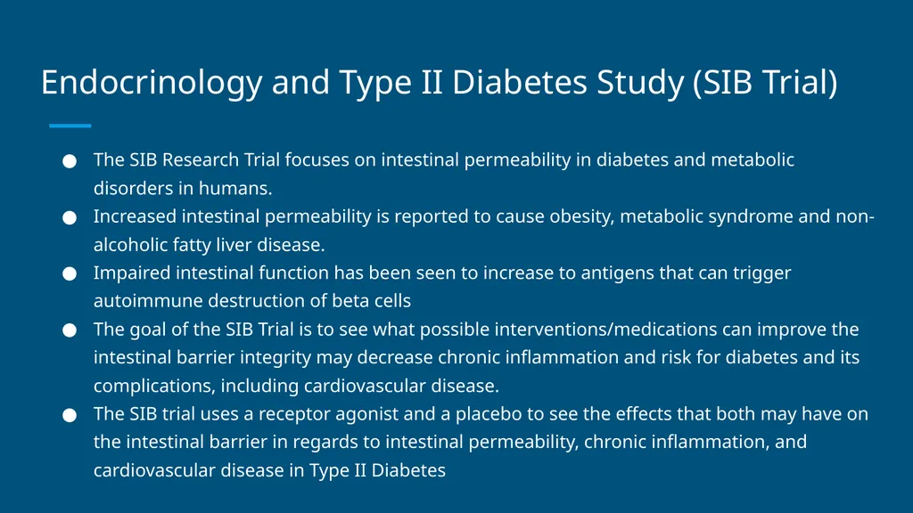Endocrinology and Type II Diabetes Research - slide 3 of 8