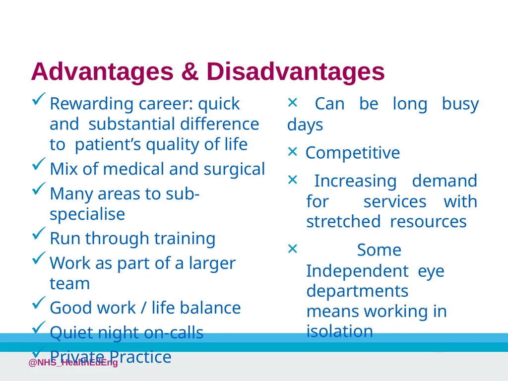 A Career in Ophthalmology @NHS_HealthEdEng - slide 15 of 25