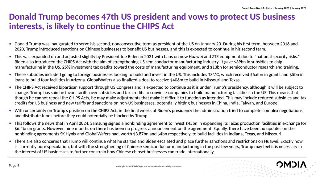 Jusy Hong Senior Research Manager, Components & - slide 9 of 13