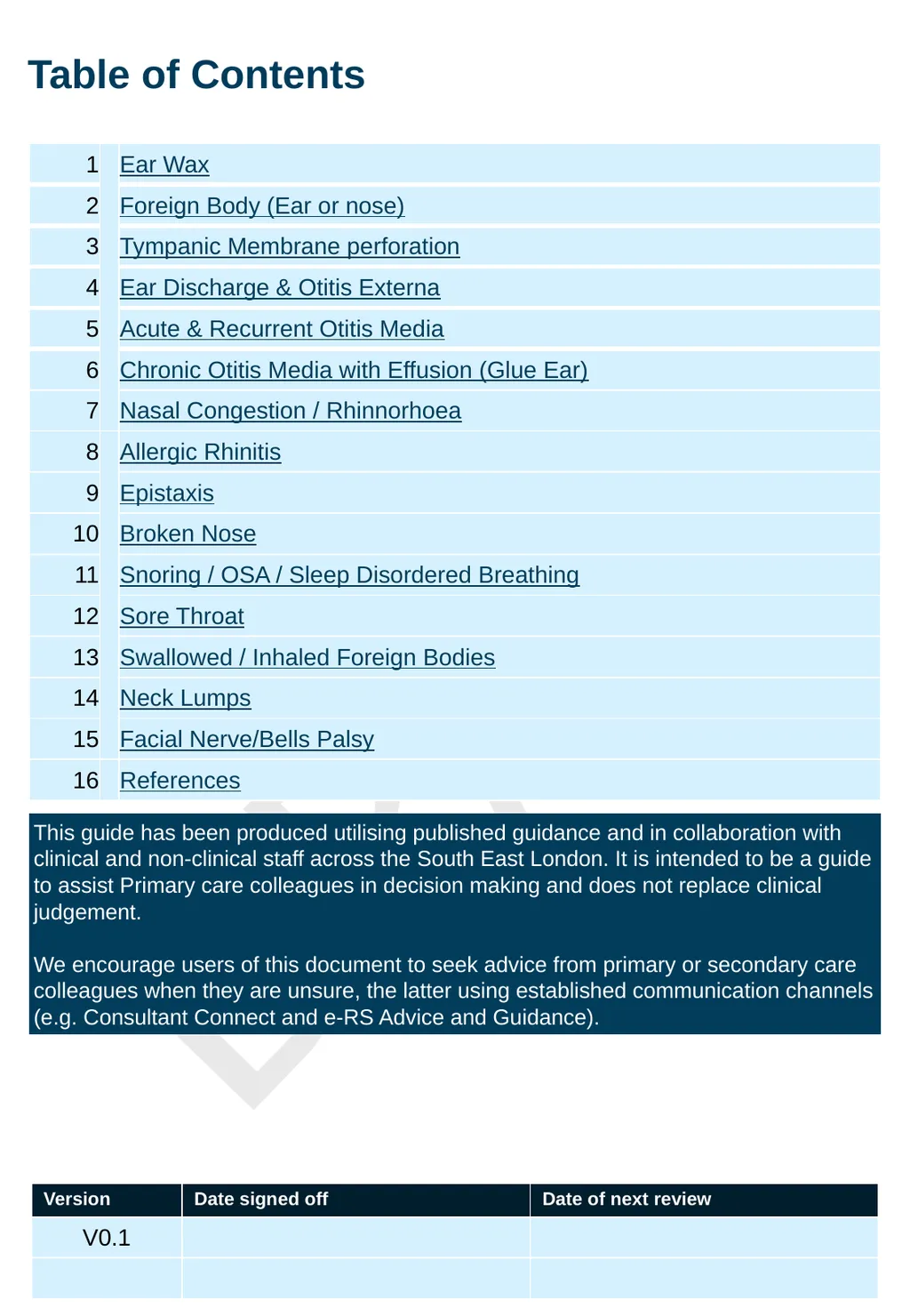 December 2023 Draft: ENT Paediatric Primary and - slide 3 of 20