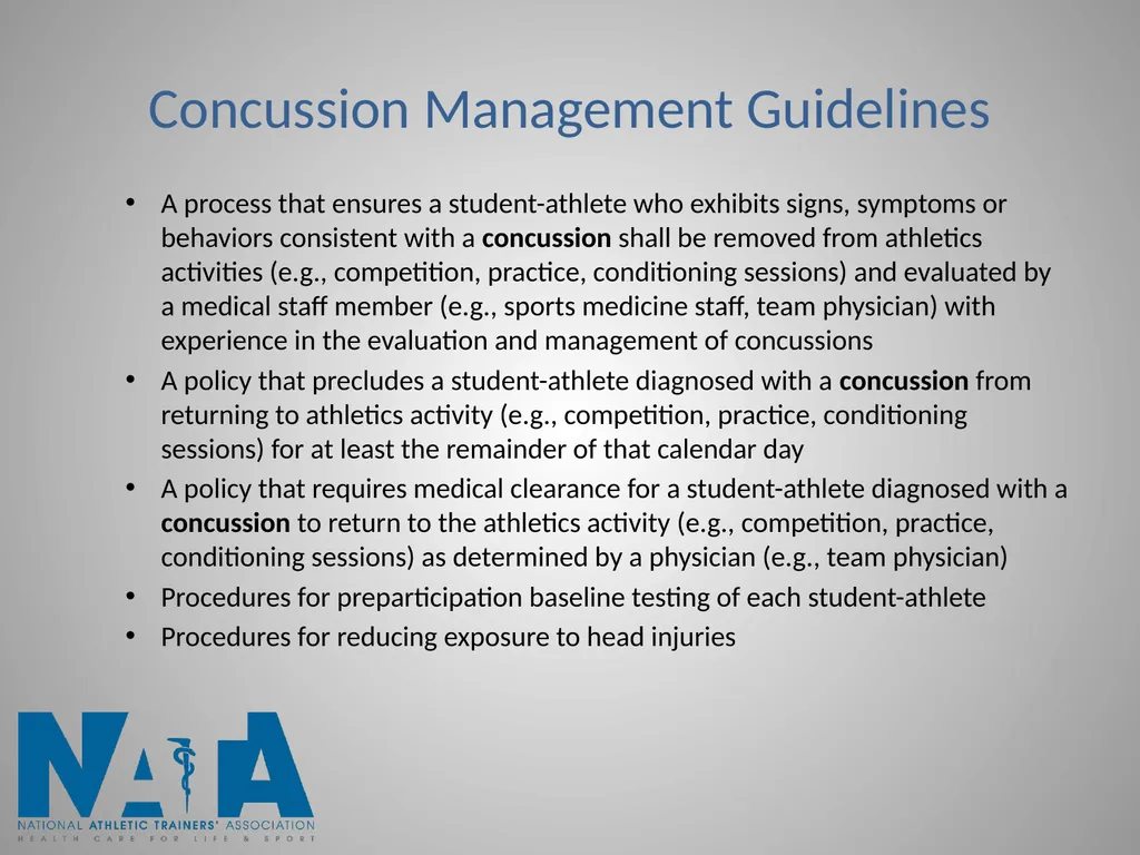 Concussions in Intercollegiate Athletics - slide 4 of 22