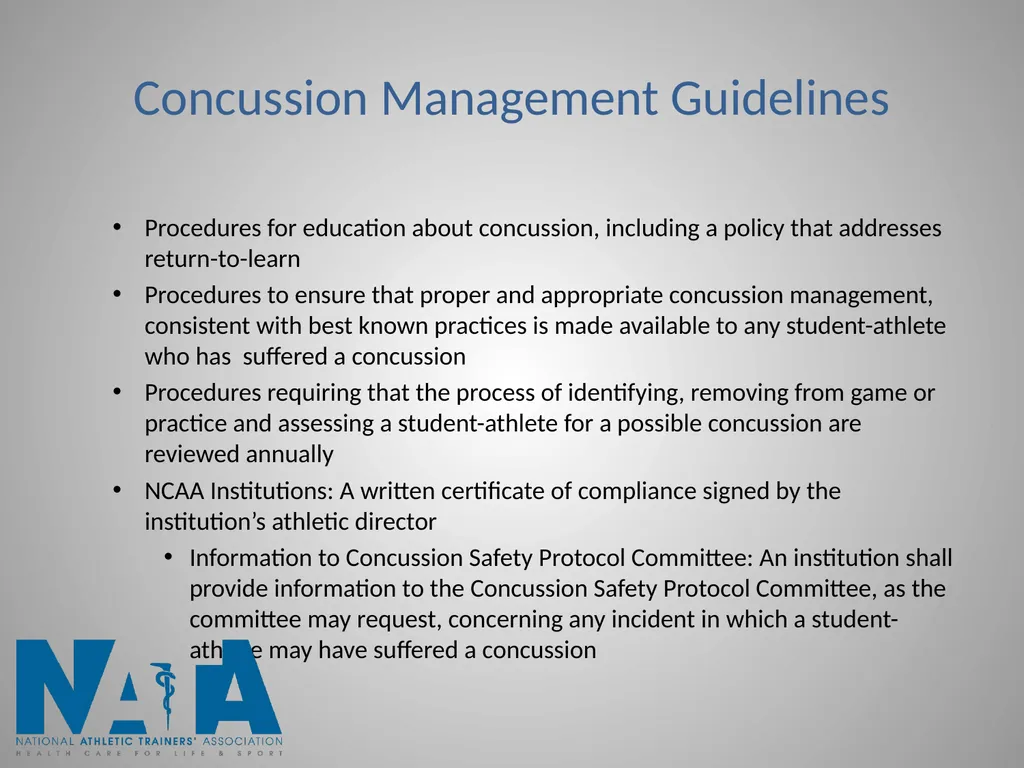 Concussions in Intercollegiate Athletics - slide 5 of 22