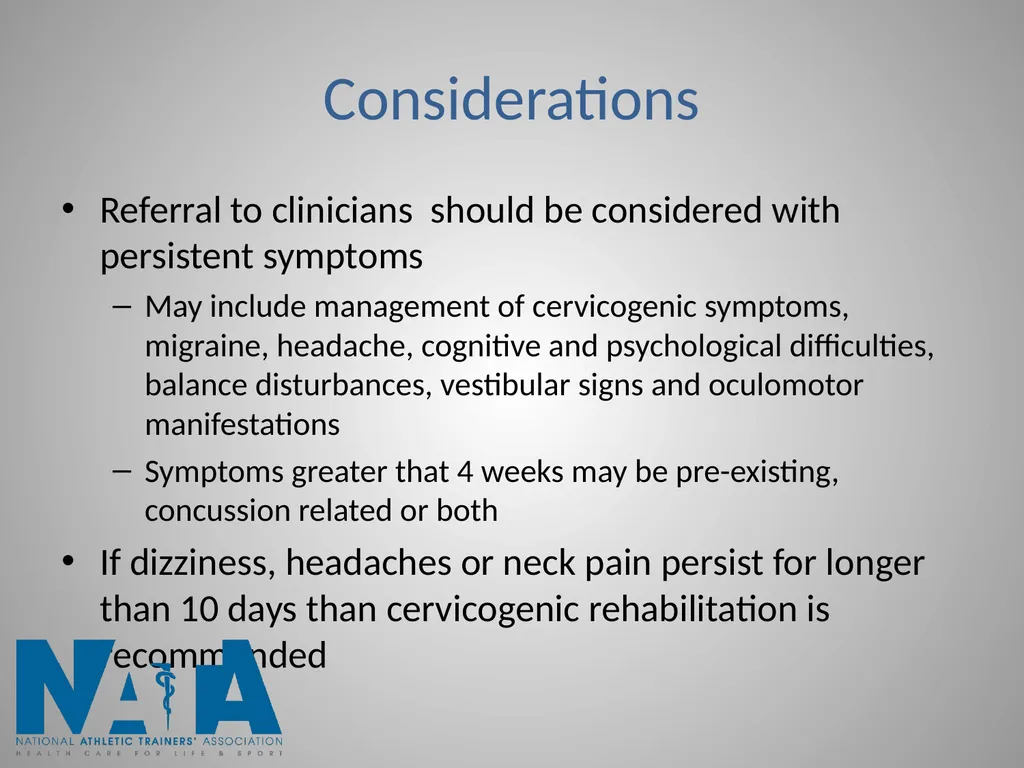 Concussions in Intercollegiate Athletics - slide 14 of 22