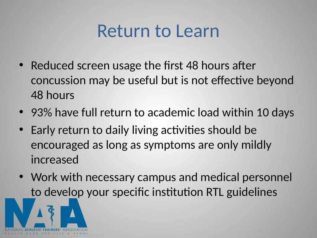 Concussions in Intercollegiate Athletics - slide 11 of 22