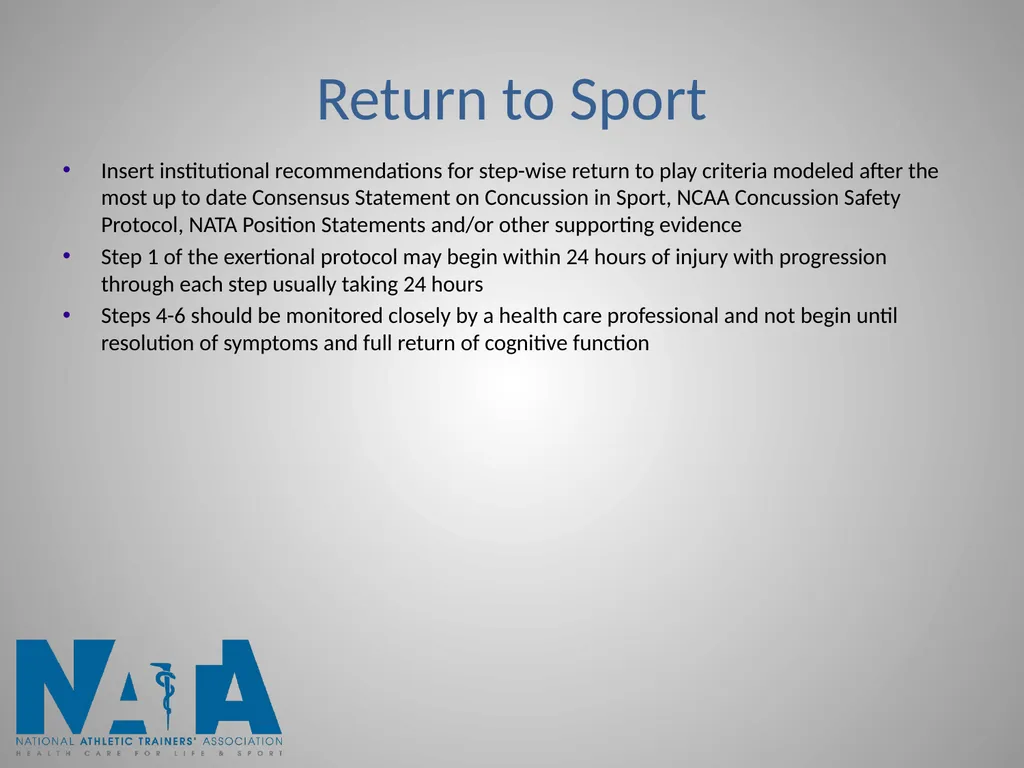 Concussions in Intercollegiate Athletics - slide 12 of 22