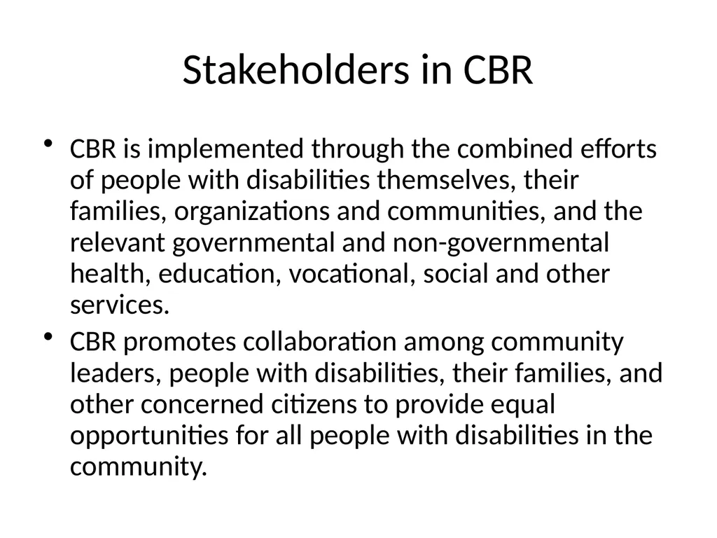 Rehabilitation Introduction The Concept of - slide 15 of 20