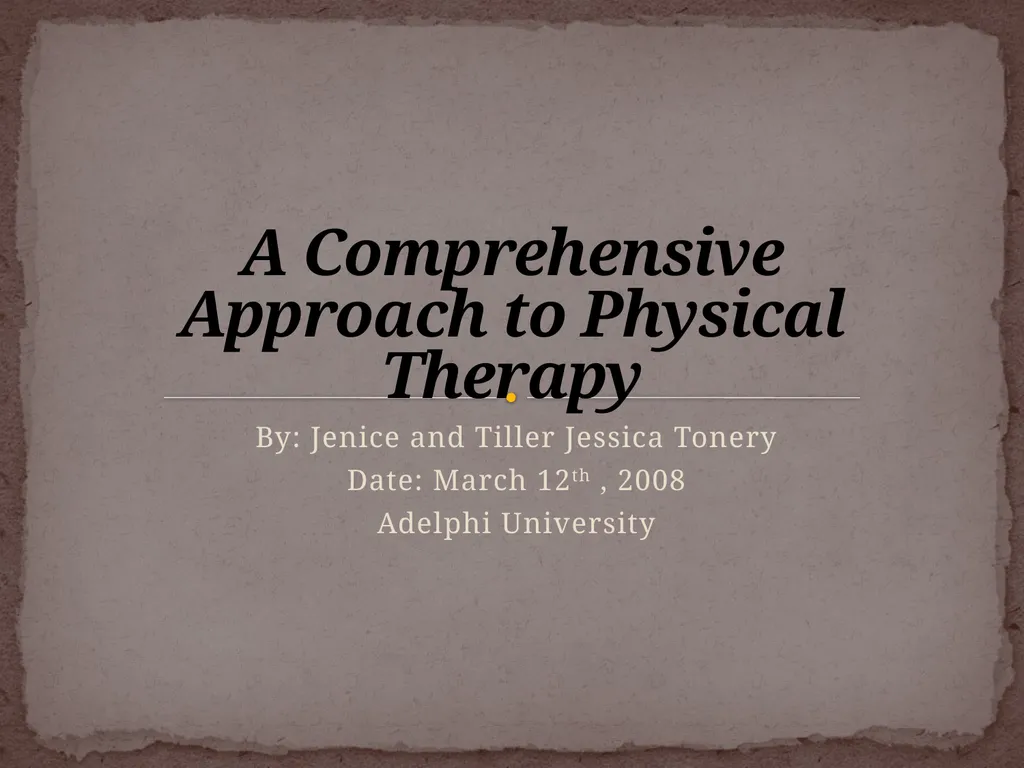 By: Jenice and Tiller Jessica Tonery Date: March - slide 1 of 10