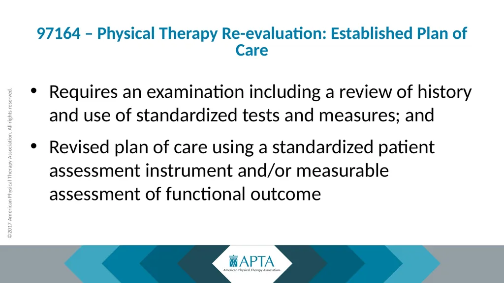 2017 Physical Therapy Evaluation Codes - slide 14 of 52