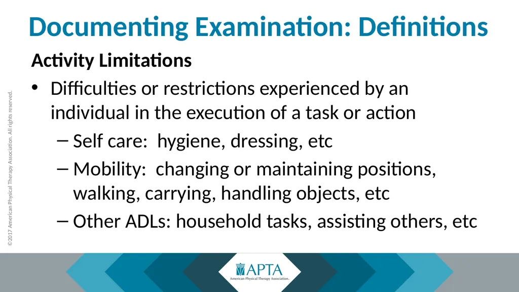 2017 Physical Therapy Evaluation Codes - slide 29 of 52