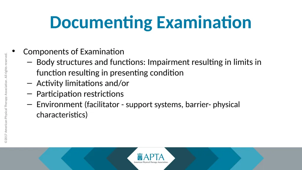 2017 Physical Therapy Evaluation Codes - slide 26 of 52