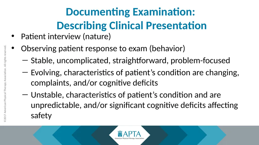 2017 Physical Therapy Evaluation Codes - slide 32 of 52