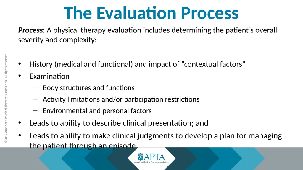 2017 Physical Therapy Evaluation Codes - slide 22 of 52
