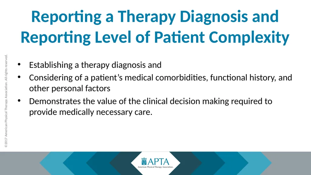 2017 Physical Therapy Evaluation Codes - slide 16 of 52