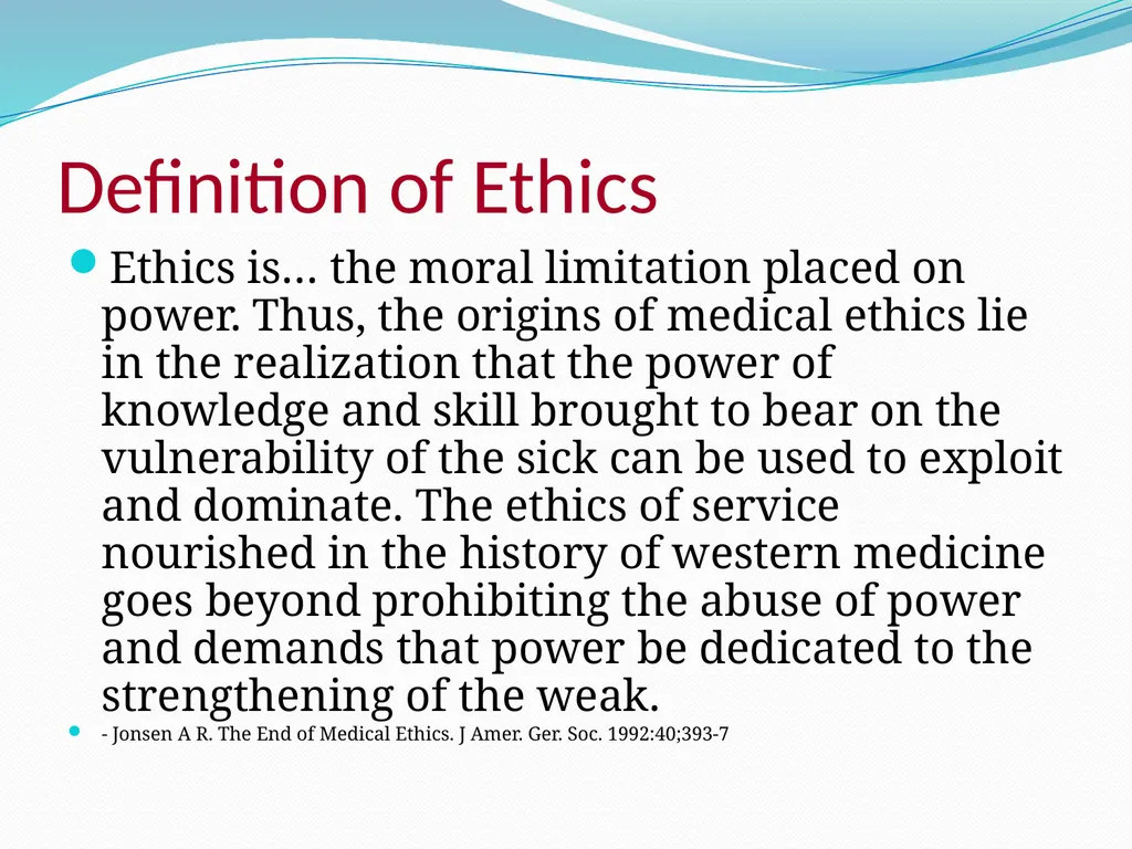 Ethical Dilemmas in General Practice Case - slide 2 of 19