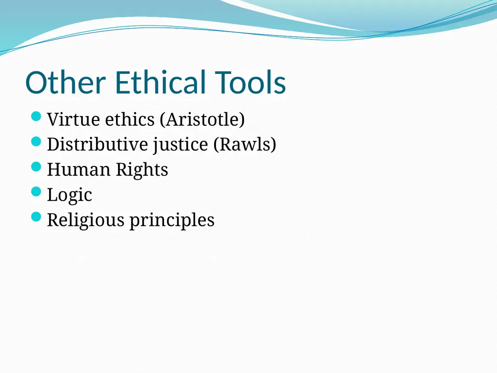 Ethical Dilemmas in General Practice Case - slide 12 of 19