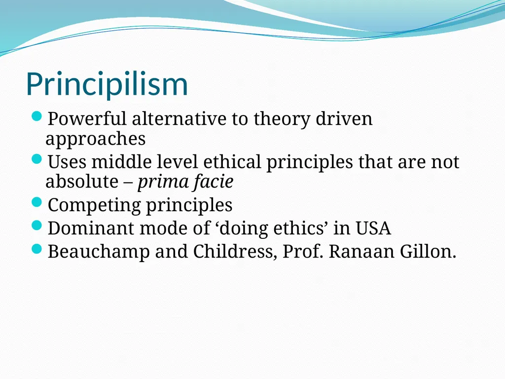 Ethical Dilemmas in General Practice Case - slide 5 of 19