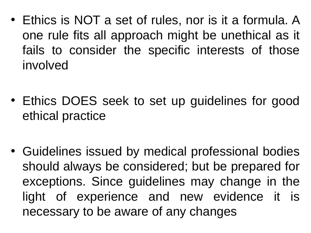 APPLIED MEDICAL ETHICS Dr. Deepthi Edussuriya - slide 5 of 37