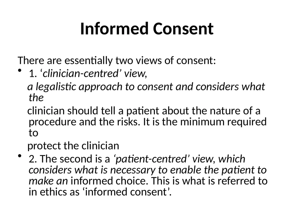 APPLIED MEDICAL ETHICS Dr. Deepthi Edussuriya - slide 28 of 37