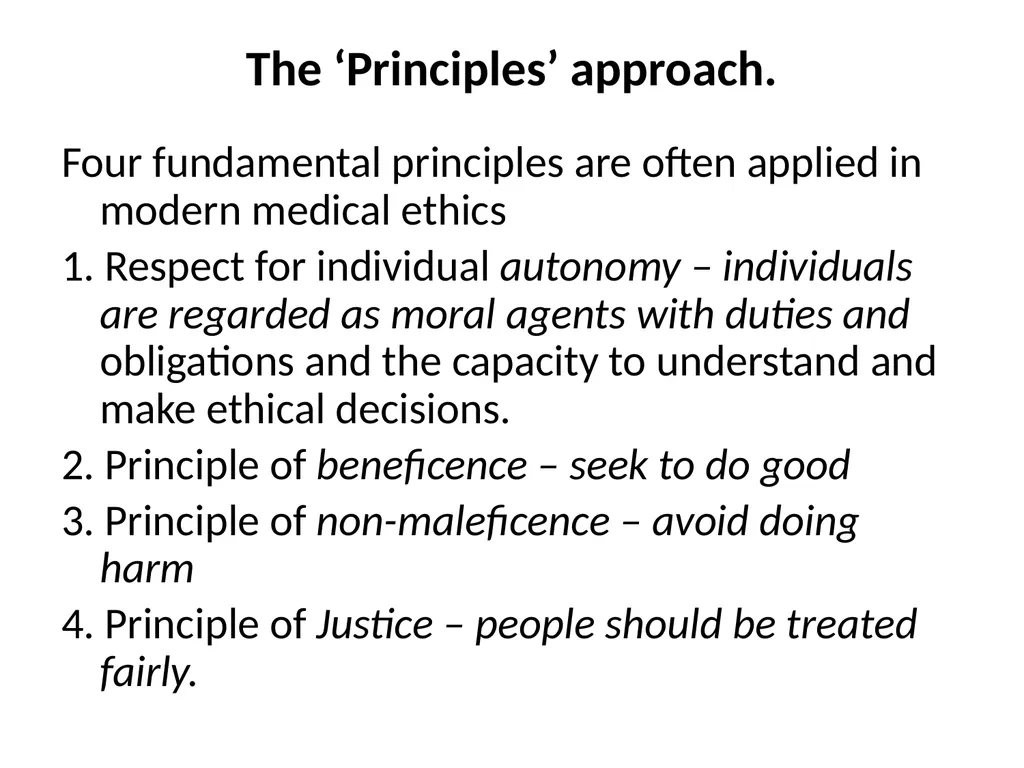 APPLIED MEDICAL ETHICS Dr. Deepthi Edussuriya - slide 16 of 37