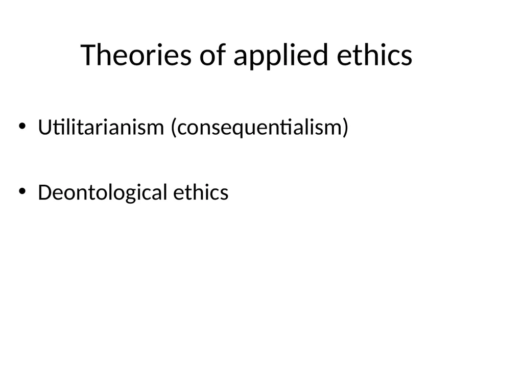 APPLIED MEDICAL ETHICS Dr. Deepthi Edussuriya - slide 8 of 37