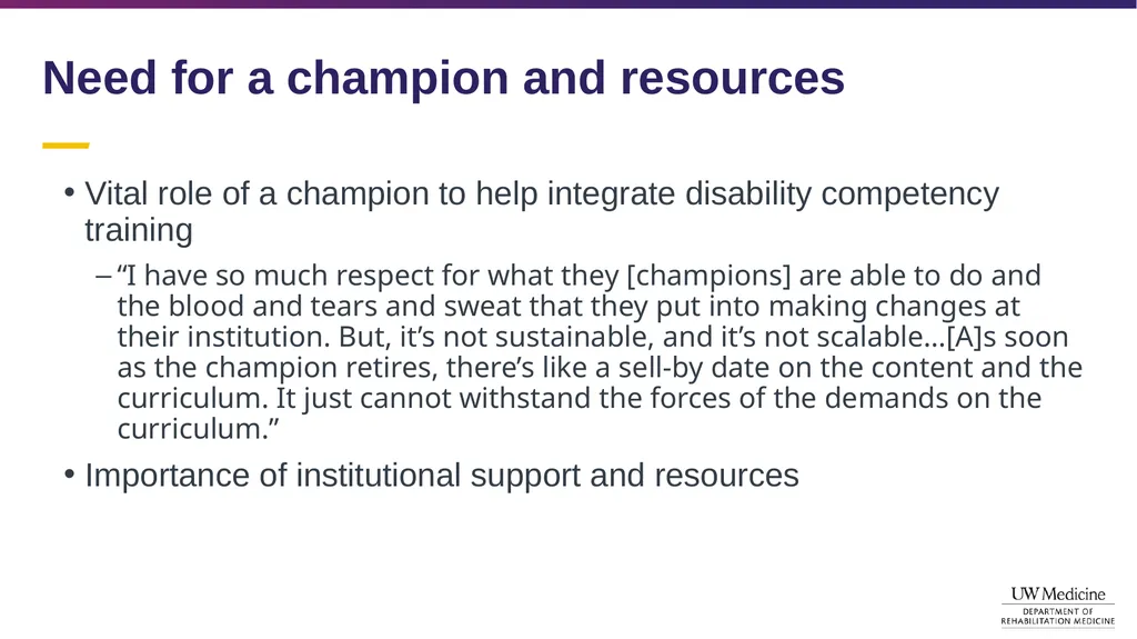 Disability Competency Training in Medical - slide 15 of 18