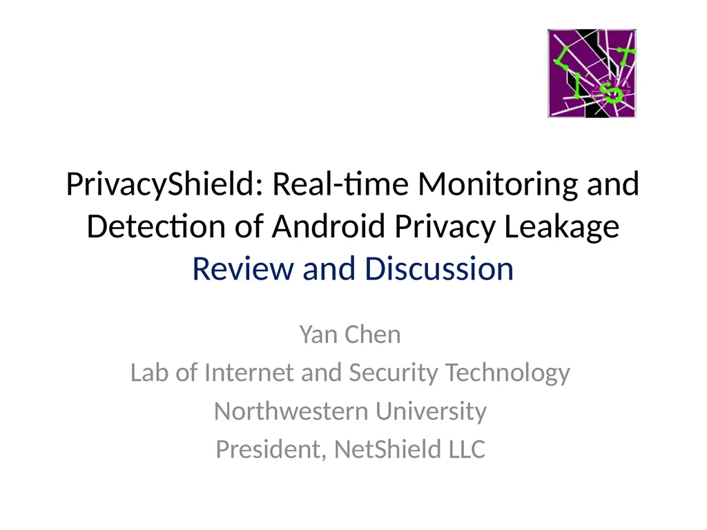 PrivacyShield: Real-time Monitoring and Detection