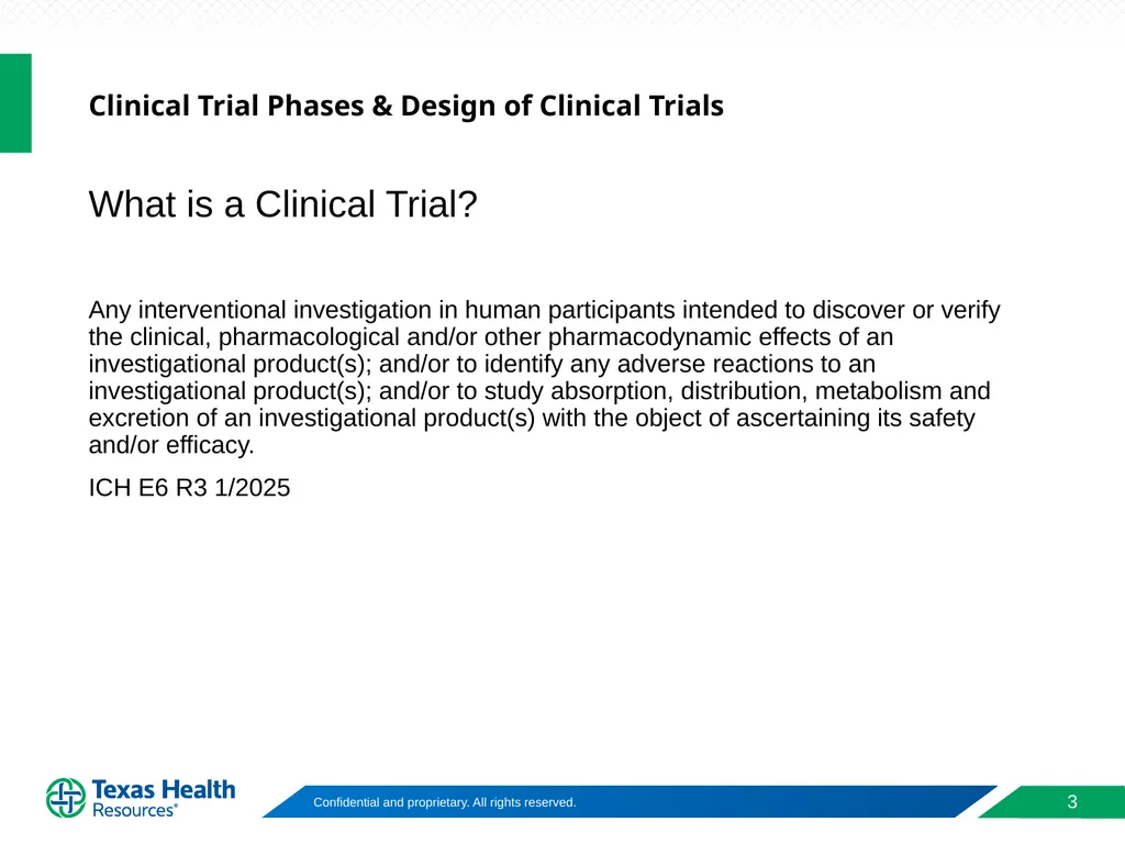 Clinical Trial Phases & Design of Clinical Trials - slide 3 of 17