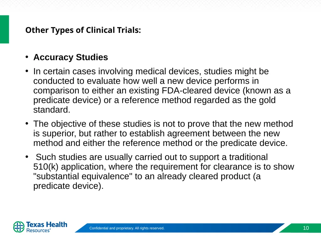 Clinical Trial Phases & Design of Clinical Trials - slide 10 of 17