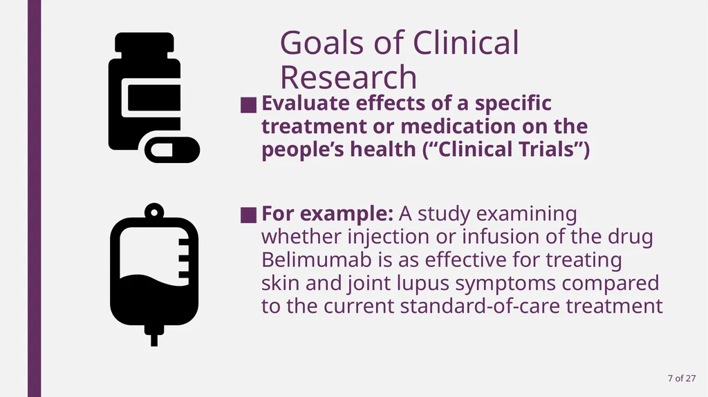 An Introduction to Clinical Trials Lupus - slide 7 of 27
