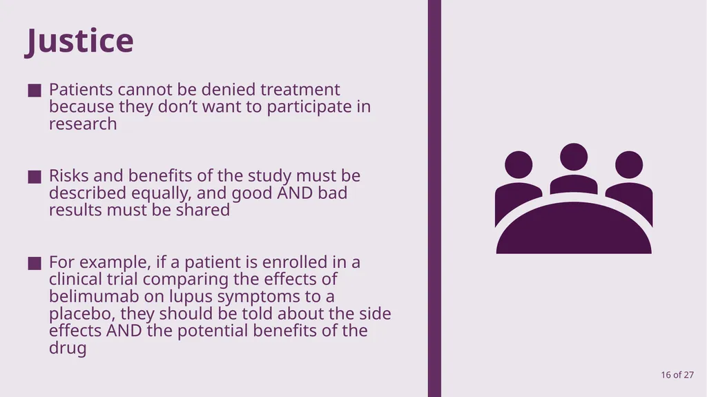 An Introduction to Clinical Trials Lupus - slide 16 of 27