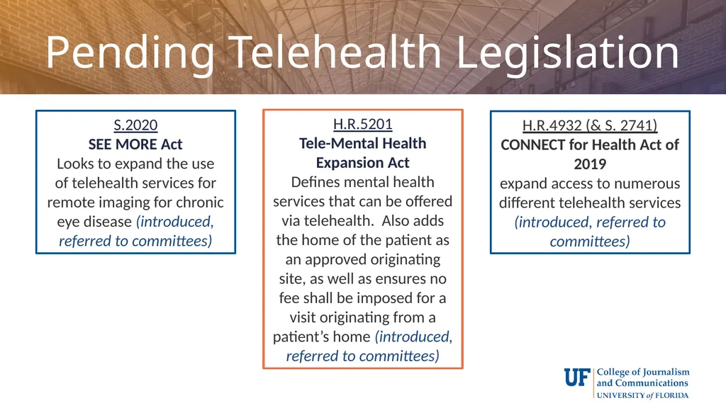 Telehealth: An Introduction Matthew R. Cretul – - slide 16 of 19