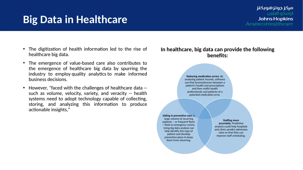 Digitization in Healthcare: From Data Quality to - slide 18 of 37