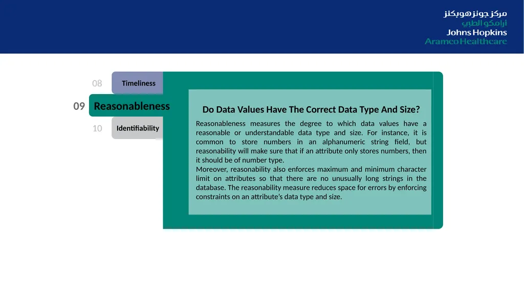 Digitization in Healthcare: From Data Quality to - slide 32 of 37