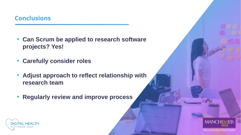 Applying Scrum to research software projects - slide 11 of 11