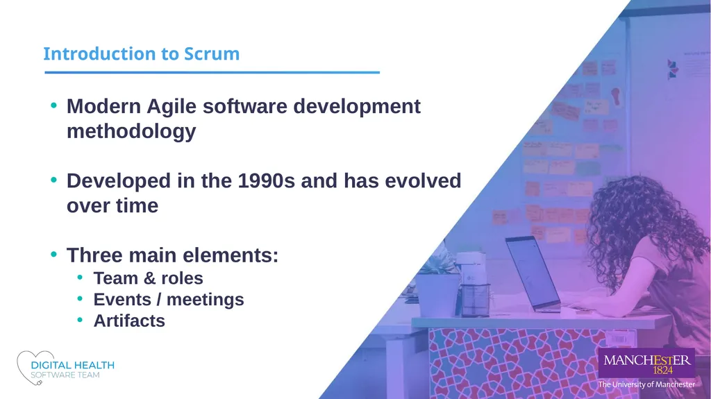 Applying Scrum to research software projects - slide 3 of 11