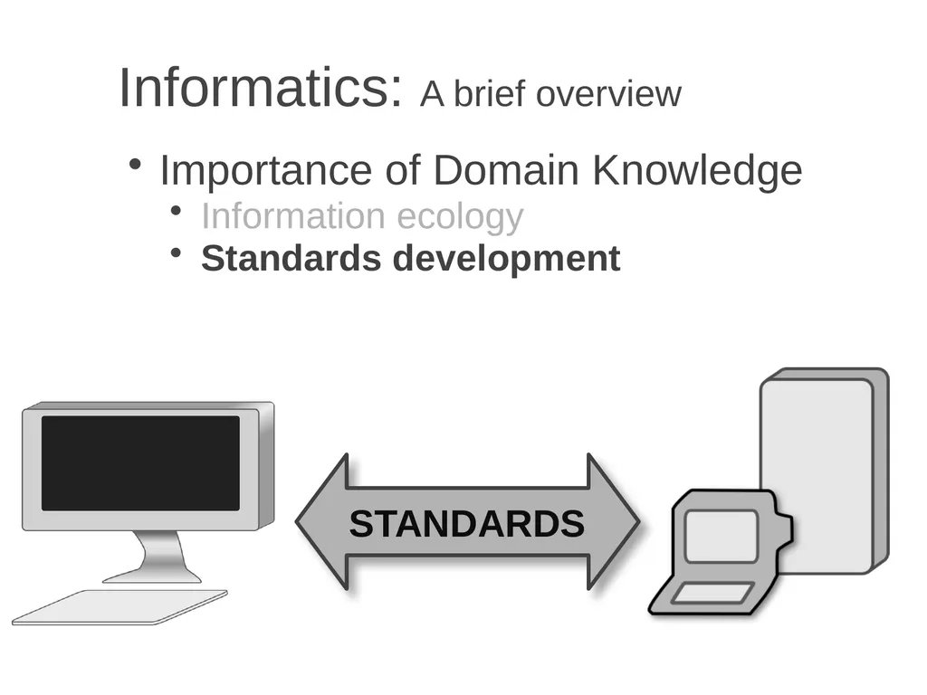 Informatics A brief overview Chia-Hua Yu - slide 30 of 42