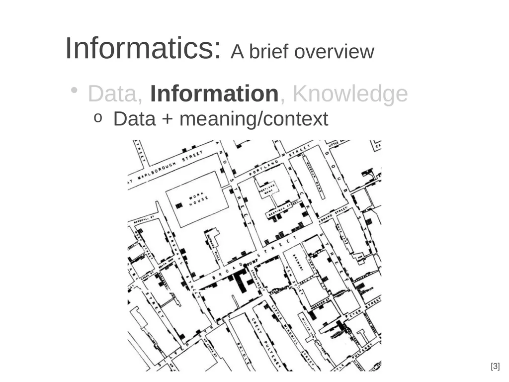 Informatics A brief overview Chia-Hua Yu - slide 7 of 42