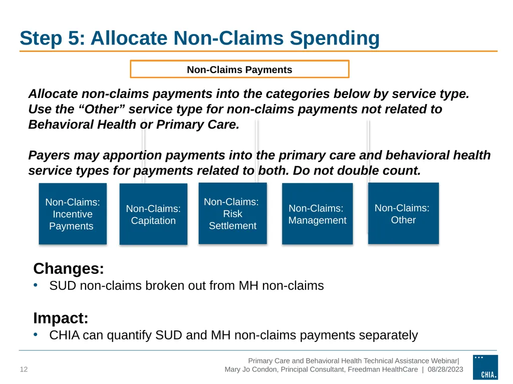 Primary Care and behavioral health Technical - slide 12 of 17