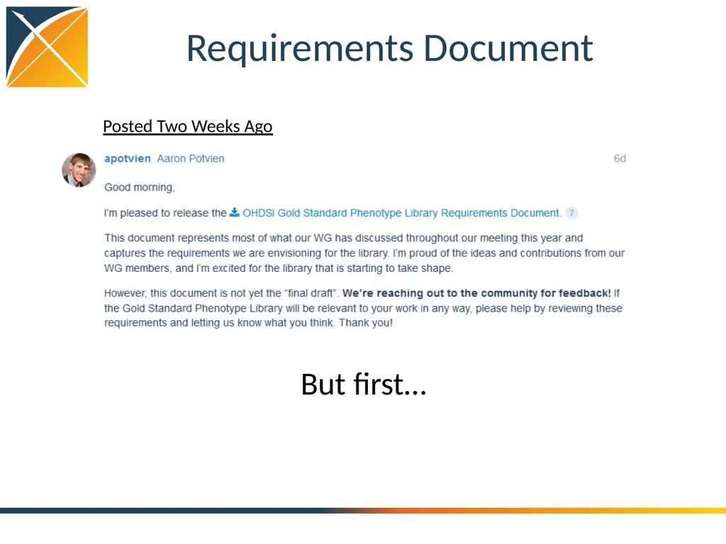 OHDSI Gold Standard Phenotype Library Working - slide 6 of 31