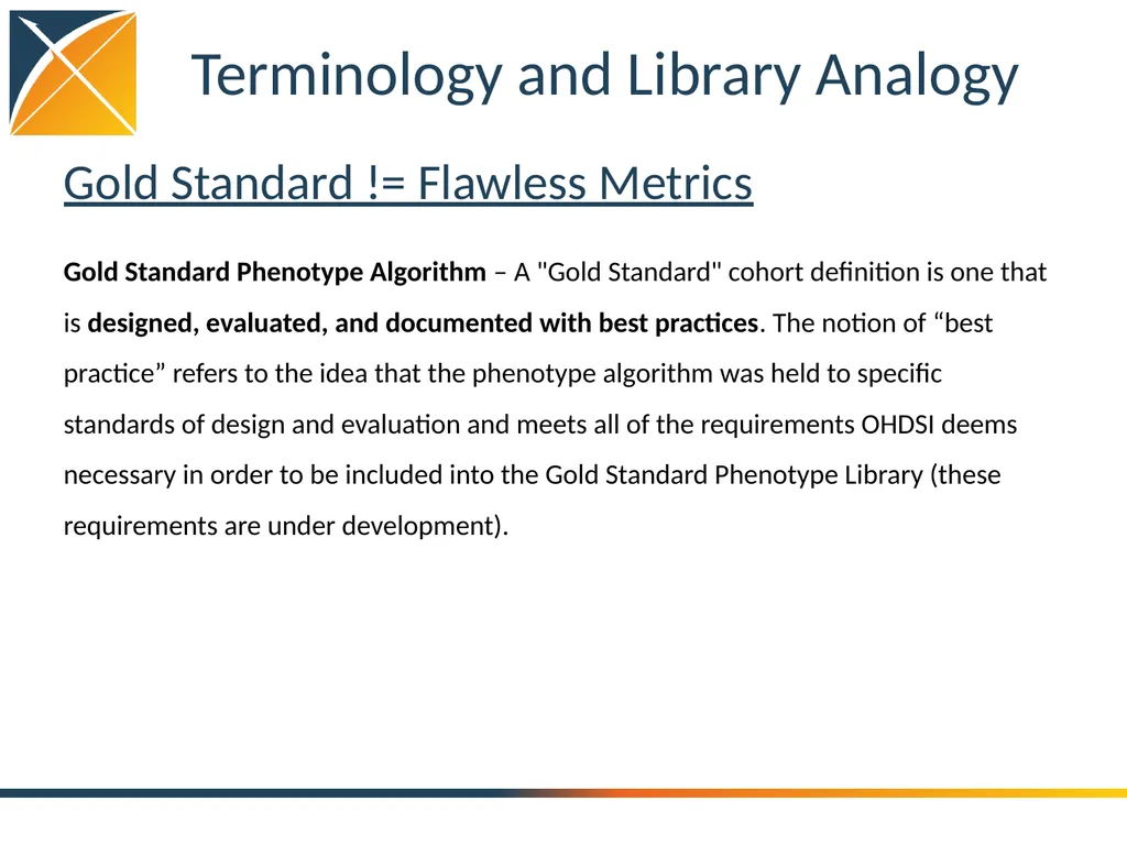OHDSI Gold Standard Phenotype Library Working - slide 12 of 31