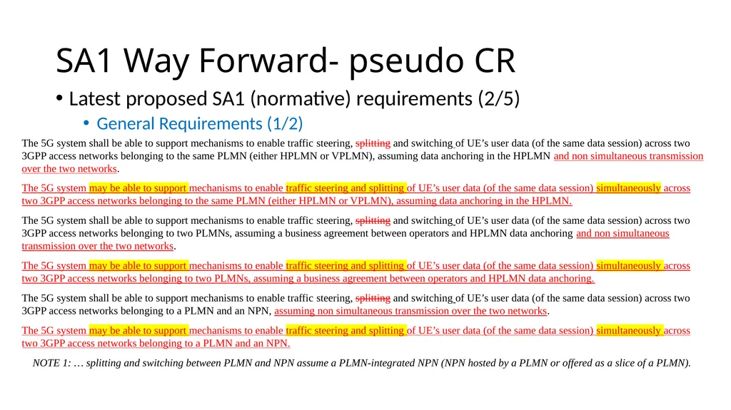 DualSteer – Way Forward discussion Oct 26th , 2023 - slide 5 of 8